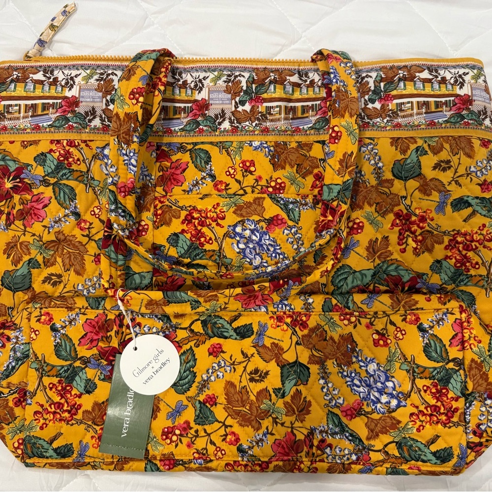 Vera Bradley Gilmore Girls Original Zip Tote Bag